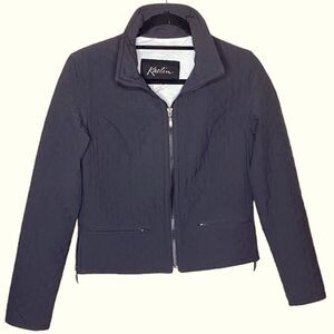 Kaelin Wm’s Sz Sm Black Lightweight Lined Full Zip Quilted Bomber Jacket